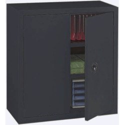 Armoire métal portes battantes monobloc Metily H 100 x L 90 x P 43 cm