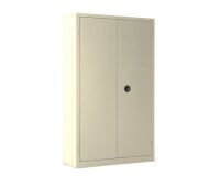 Metal wardrobe with hinged doors, monobloc Metily H 180 x W 90 x D 43 cm.