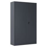 Armoire métal portes battantes monobloc Metily H 180 x L 90 x P 43 cm