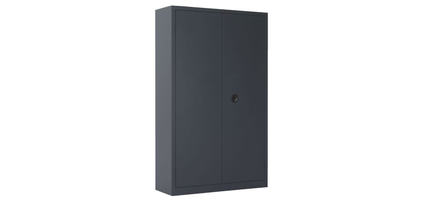 Armoire métal portes battantes monobloc Metily H 180 x L 90 x P 43 cm