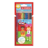 Case 12 colour pencils Stabilo