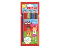 Case 12 colour pencils Stabilo