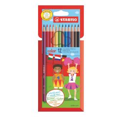 Case 12 colour pencils Stabilo