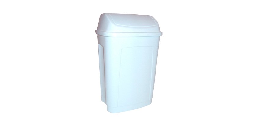 Papelera rectangular basculante Swing 50L
