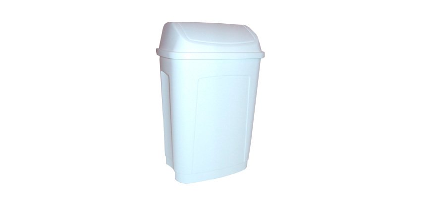 Poubelle Swing 50 litres rectangle à couvercle basculant