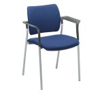 Fauteuil Amets tissu pieds alu