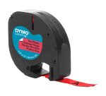 Nastro DYMO LT in plastica 12mmx4mt - Rosso