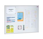 Tableau magnétique blanc en tôle laquée - 90 x 120 cm - Maxiburo