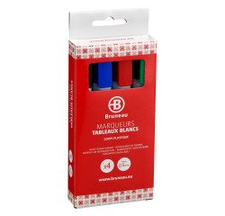 Etui mit 4 verwischbaren Markierstiften JMB