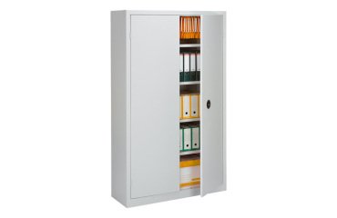Schrank aus Metall mit Flügeltüren, Monoblock-Modell Metily H 198 x B 90 x T 43 cm