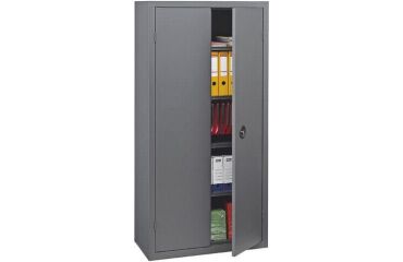 Armoire métal portes battantes monobloc Metily H 198 x L 90 x P 43 cm