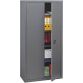 Schrank aus Metall mit Flügeltüren, Monoblock-Modell Metily H 198 x B 90 x T 43 cm