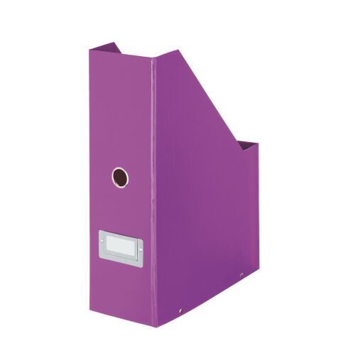 Revistero Click & Store Wow de Leitz reverso 10,3 cm violeta