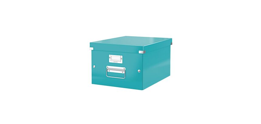 Caja de almacenamiento de cartón Leitz Click & Store Wow Formato M 