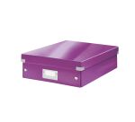 Boîte de rangement carton Leitz Click&Store Wow avec séparateurs H 10,5 x L 27,8 x P 36,8 cm couleur