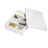 Boîte de rangement carton Leitz Click&Store Wow avec séparateurs H 10,5 x L 27,8 x P 36,8 cm couleur