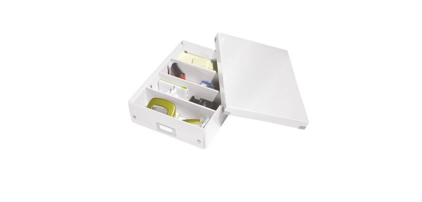 Boîte de rangement carton Leitz Click&Store Wow avec séparateurs H 10,5 x L 27,8 x P 36,8 cm couleur