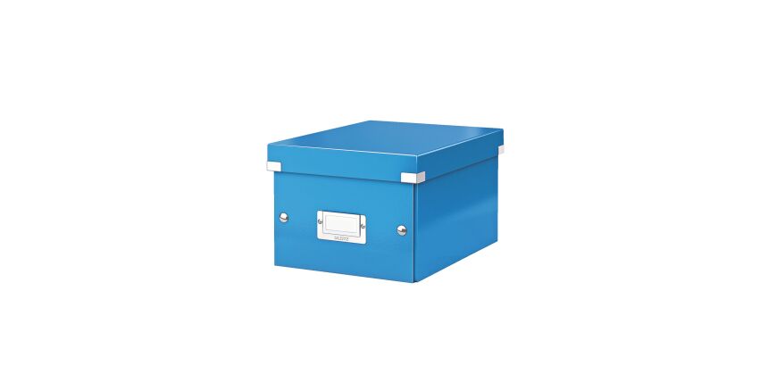 Caja de almacenamiento de cartón Leitz Click & Store Wow Formato S 