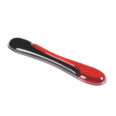 Reposamuñecas ergonómico para teclado Kensington, color negro y rojo