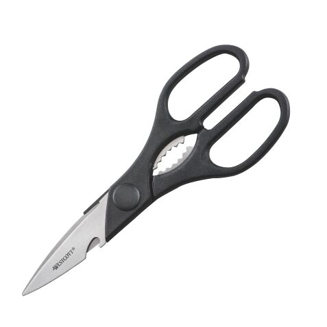 Multifunctionele schaar tweehandig scherpe punt Wescott 21 cm zwart