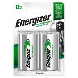 Accu rechargeable D - HR20 Energizer - Blister de 2 accus