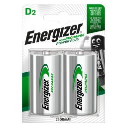 Wiederaufladbare Batterien Energizer HR20 Blisterpackung von 2 Stück