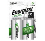 Energizer rechargeables - Pack de 2 accus D/HR20 1,2 