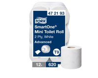 Toilet paper Tork T9 Smartone mini rolls double thickness - Box of 12