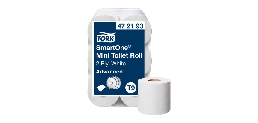 Toilet paper Tork T9 Smartone mini rolls double thickness - Box of 12