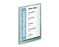 Placa de pared 32,8 x 23,3 cm Click Sign Durable