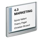Plaque de porte Click Sign A6.