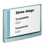 Plaque murale 17,5 x 23,5 cm Click Sign Durable