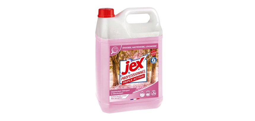 Nettoyant parfumé Jex Express Souffle d'Asie - Bidon de 5 litres