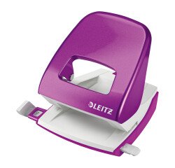 Perforateur de bureau 2 trous Leitz WOW capacité 30 feuilles métal