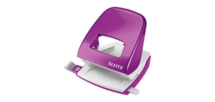 Perforateur de bureau 2 trous Leitz WOW capacité 30 feuilles métal