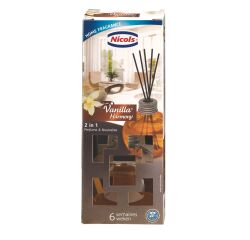 Bâtonnets parfumés vanille Nicols