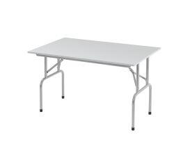 Tables pliantes plateau gris clair L 120 x P 80 cm - Rico