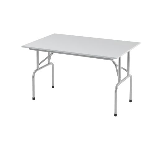 Mesa plegable Primera 120 cm Blanca patas Aluminio