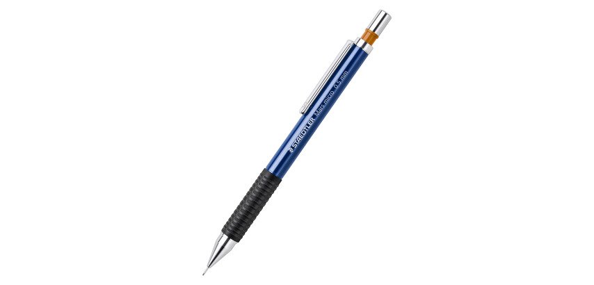 Portemine rechargeable Mars Staedtler pointe 0,5 mm B bleu