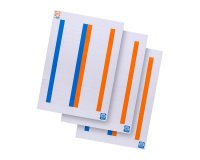 Tiras identificadoras para visores de 85 mm