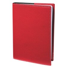 Agenda Quo Vadis Euréquart Club semainier - année 2025 - 24 x 30 cm rouge cerise