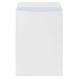 Pochettes admin kraft blanc 229x324 mm gamme budget SF bande protectrice - Boîte de 250