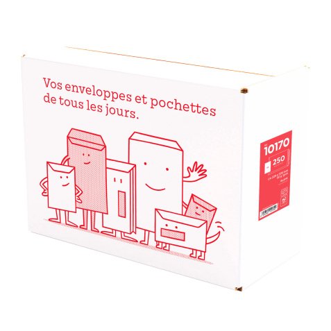 Pochettes administratives - enveloppes - Kraft blanc 229x324 mm budget .