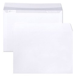 Enveloppe Clairalfa Clairefontaine 90 g/m² blanche - Boîte de 250