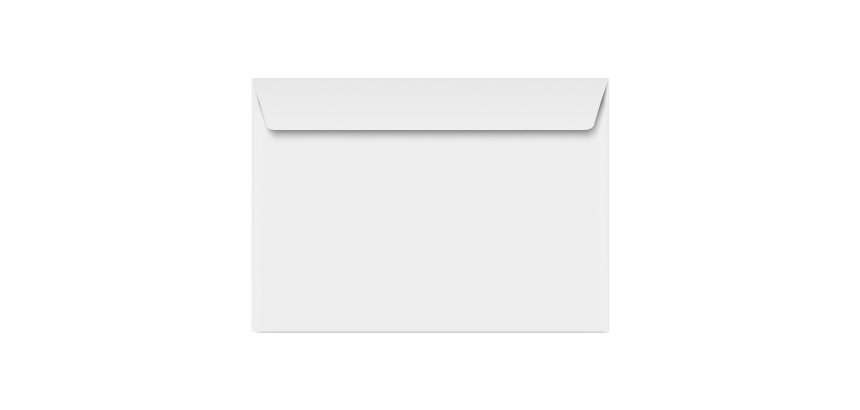 Enveloppe Clairefontaine blanche 162 x 229 mm - format C5 - sans fenêtre - Boîte de 250
