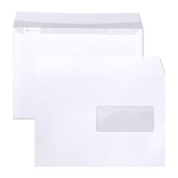 Clairalfa, box of 250 envelopes, 162 x 229 mm, with window