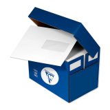 Doos 250 enveloppen Clairalfa 162x229 mm met venster