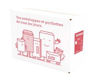 Bolsas administrativas kraft blanco 229 x324 mm gama Budget con ventana 50x100 mm autoadhesiva - Caja de 250