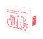 Pochettes administratives 229 x 324 autocollante avec fenêtre - Boîte de 250