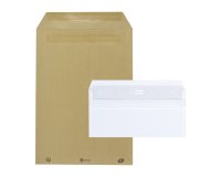 Pack 500 envelopes 80 g Bruneau + 500 packets 90 g including 250 FREE
